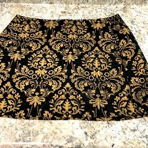 Urban Outfitters cute black and gold skirt